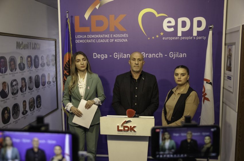  Komunikatë e LDK-së, dega Gjilan: Shantazhet brenda koalicionit qeverisës në Gjilan kanë paralizuar institucionin më të lartë vendimmarrës – Kuvendin Komunal