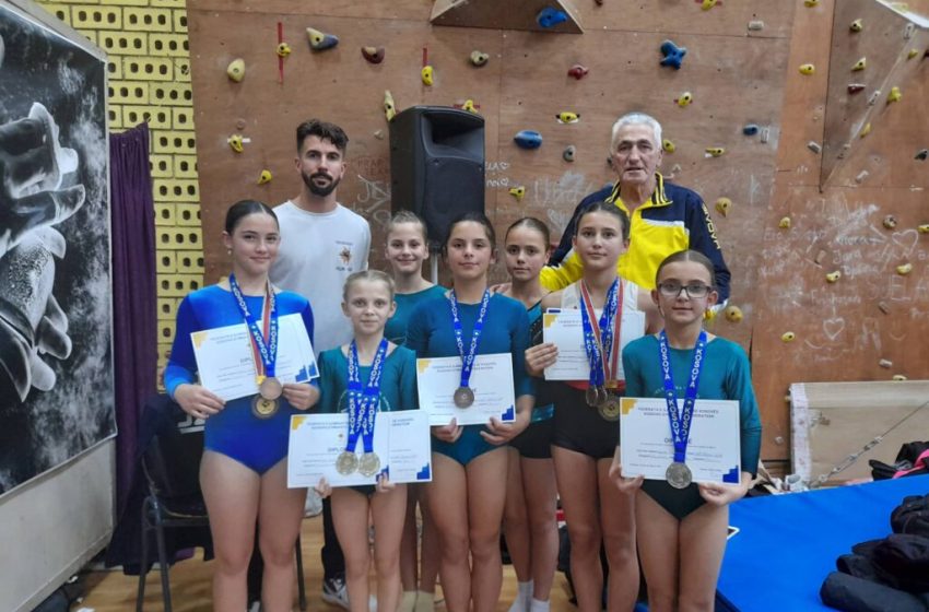  Klubi i Gjimnastikës “Halil Alidema” stoliset me 10 medalje në garat e organizuara nga Federata e Gjimnastikës