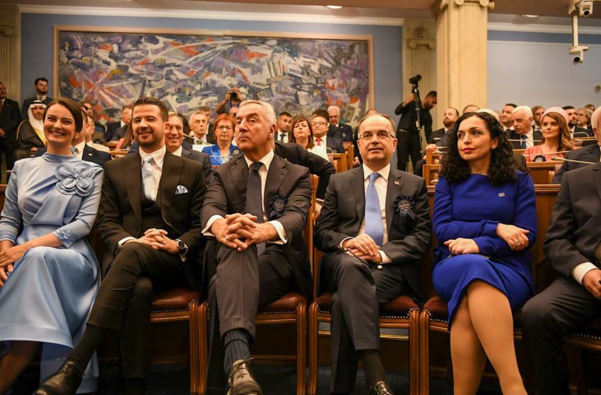  Presidentja Osmani merr pjesë në ceremoninë inauguruese të presidentit të Malit të Zi, Jakov Milatoviç