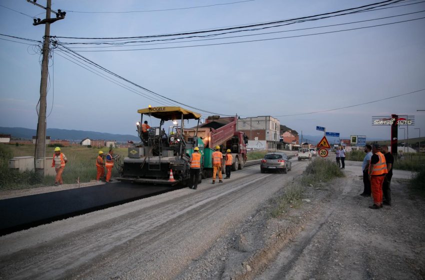  Asfaltimi i rrugës Gjilan-Kllokot