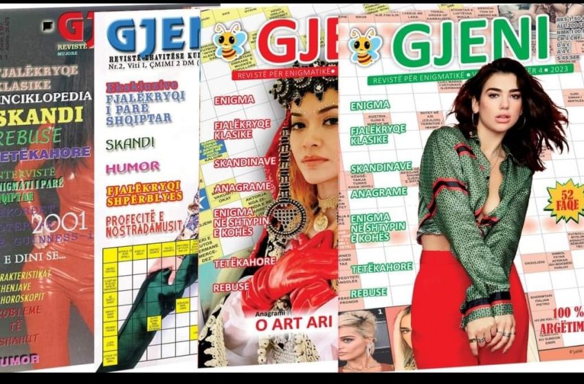  Doli nga shtypi numri i pestë e Revistës enigmatike “Gjeni”