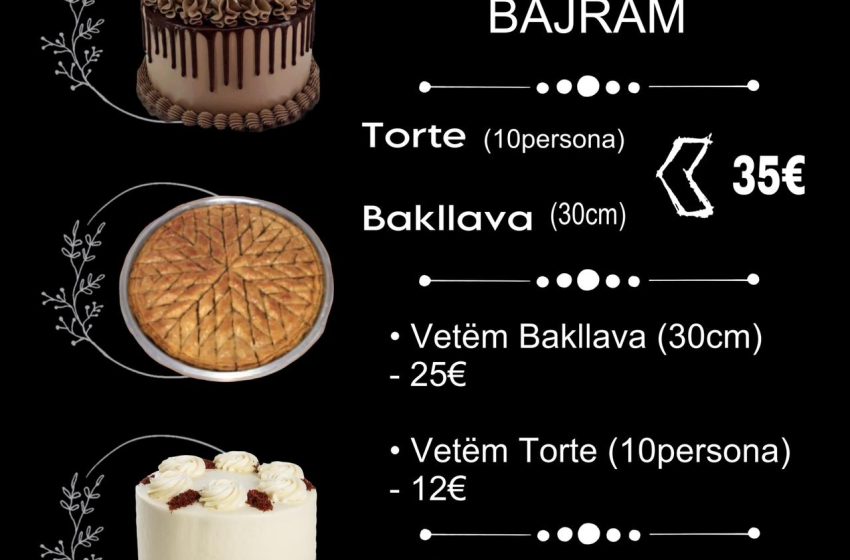  Bajram torte! – Ofertë ekskluzive me porosi