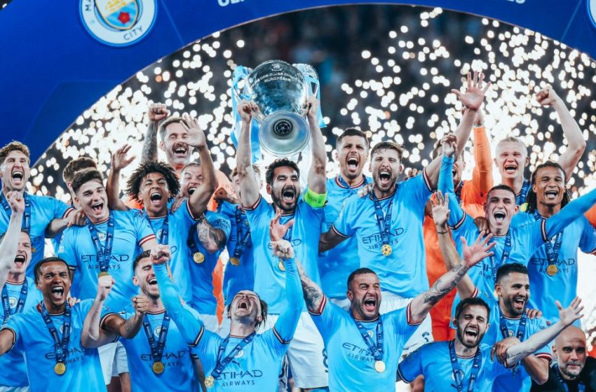  Festa e Manchester Cityt pas morën trofeun si më të mirët e Evropës