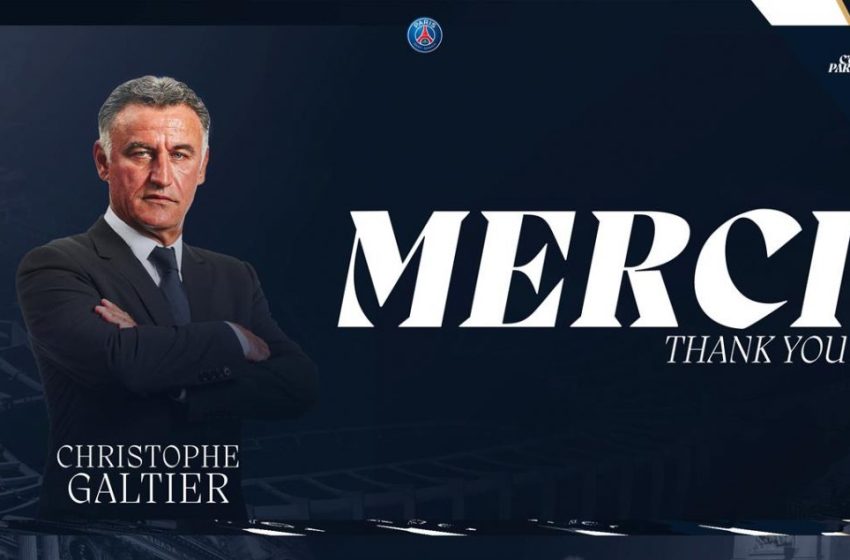  Paris Saint-Germain largon zyrtarisht trajnerin Christophe Galtier