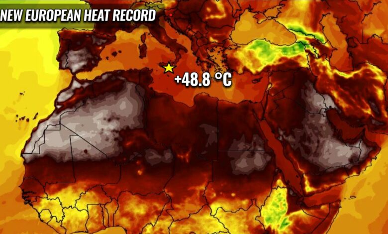  OKB konfirmon temperaturën më të lartë në Evropë si rekord i nxehtësisë prej 48.8°C në Sicili 2021