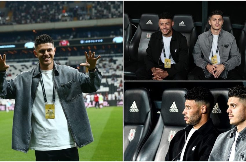  I shoqëruar nga Oxlade-Chamberlain, por ende jo gati për lojë – Milot Rashica pritet ngrohtësisht në stadium nga tifozët e Besiktasit