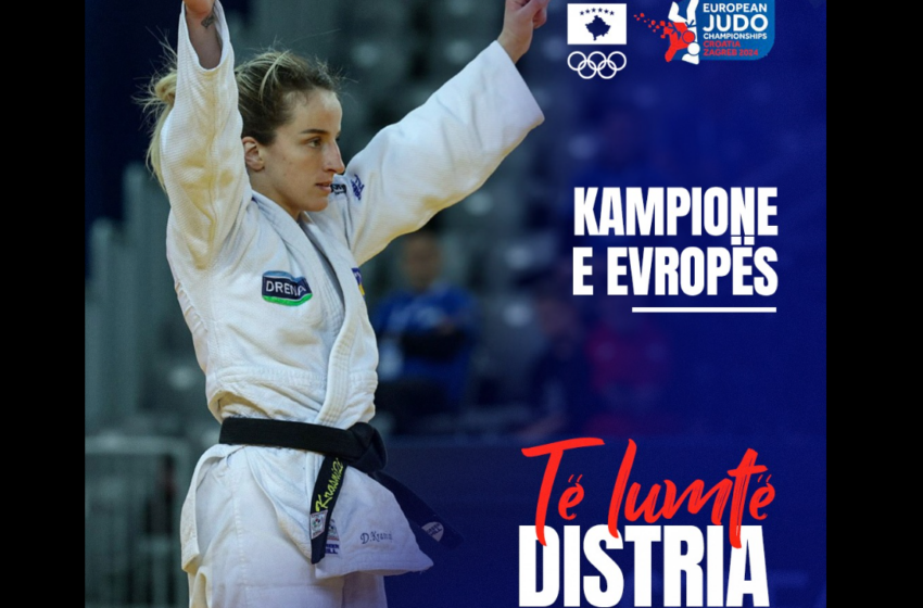  Distria Krasniqi, shpallet kampione europiane