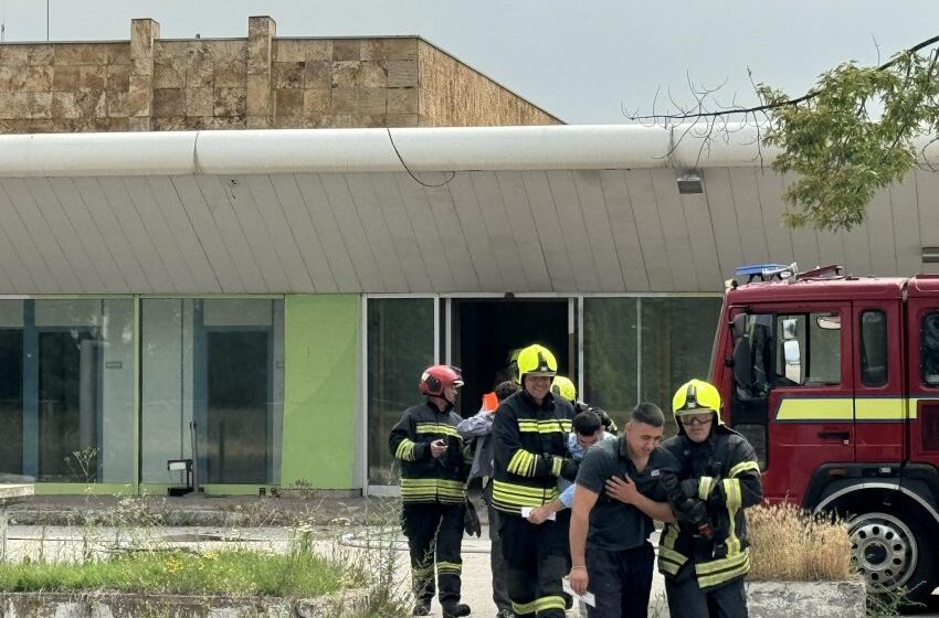  Policia, FSK-ja dhe zjarrfikësit ushtrojnë në afërsi të aeroportit