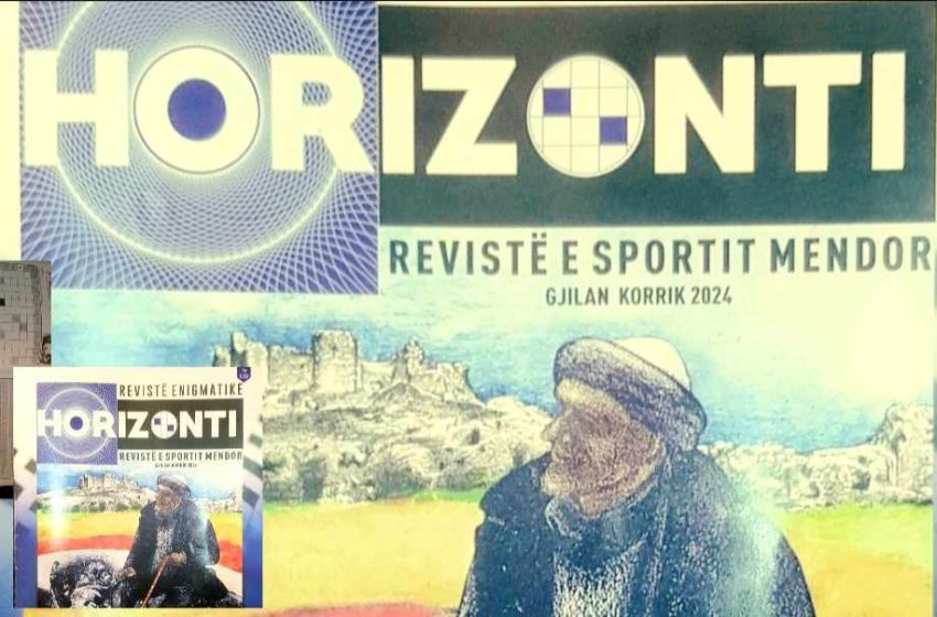  Doli nga shtypi Revista “Horizonti” nr. 133, me laryshi temash e lloje enigmash