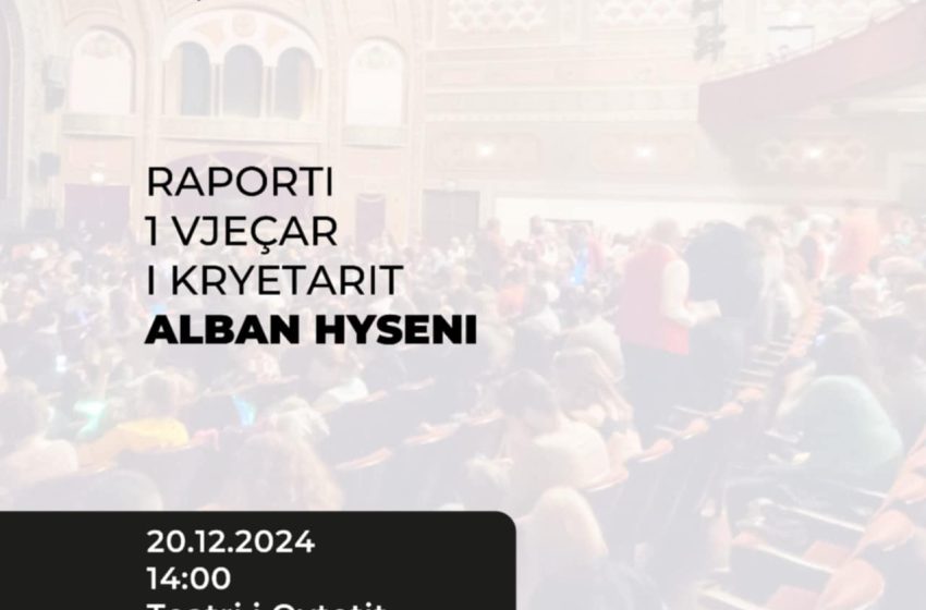  Kryetari Hyseni – takim publik me qytetarë – Prezantim, raporti vjetor 2024