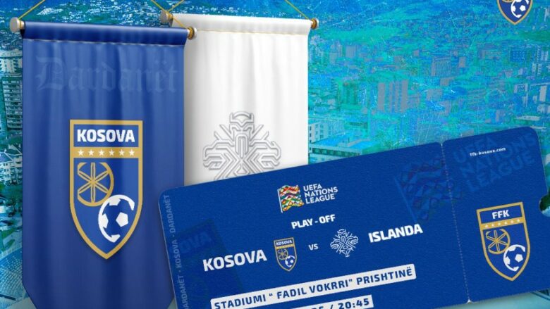  Dalin në shitje biletat për ndeshjen Kosovë – Islandë