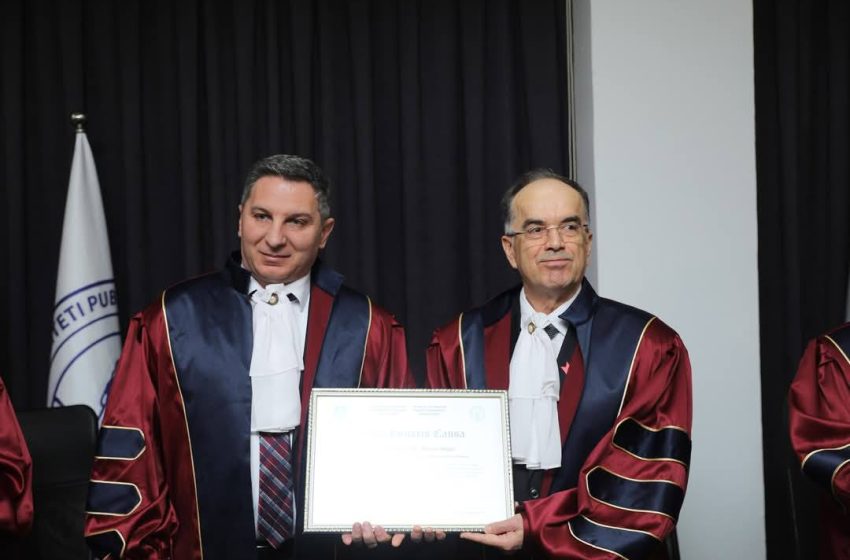  Presidenti i Shqipërisë Sh.T.Z. Bajram Begaj nderohet me titullin “Doctor Honoris Causa” nga Universiteti Publik “Kadri Zeka” në Gjilan