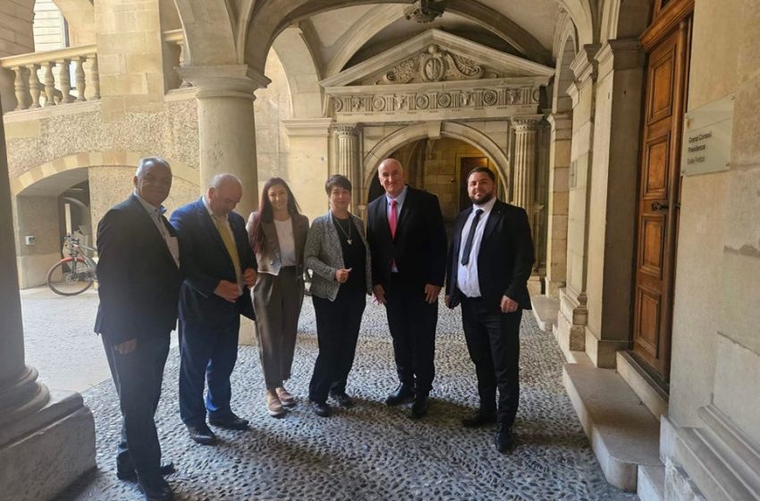 Kryetari Haliti, u takua me Presidentën e Parlamentit të Zhenevës, znj. Ana Roch