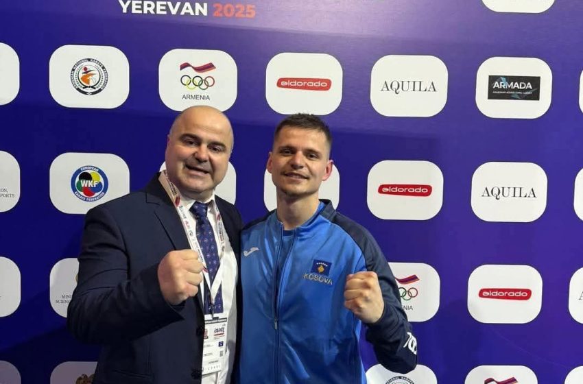 LDK dega Gjilan e uron karatistin Betim Maliqi për suksesin në Kampionatin Evropian të Karatesë – Yerevan 2025