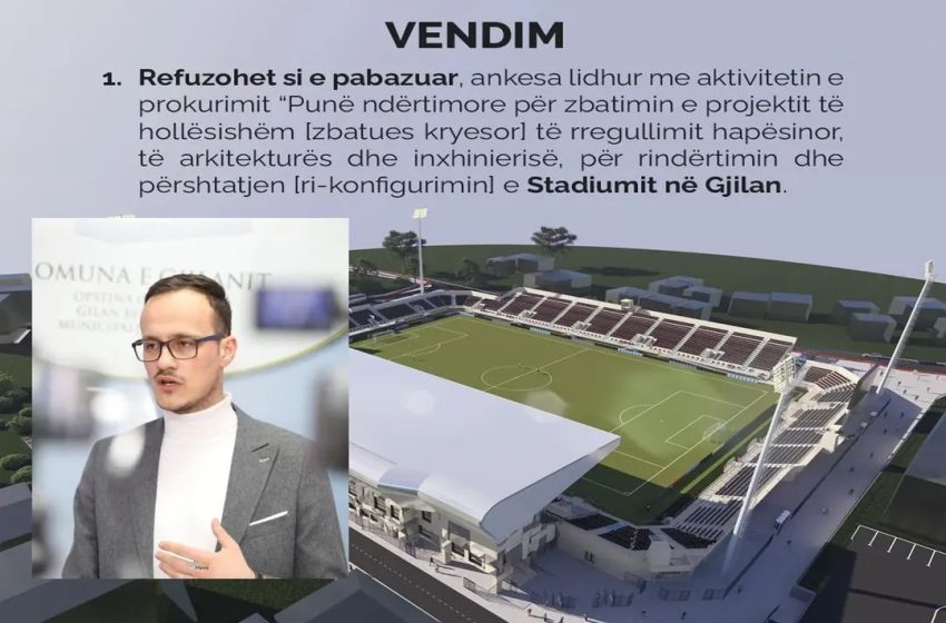 Gjilan: Kreu i Komunës, Alban Hyseni: “Shihemi së shpejti në stadium!”