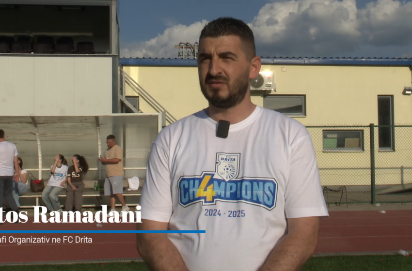  Zyrtari i stafit të FC Drita, falënderim special për të gjithë që kontribuan për titullin e FC Drita