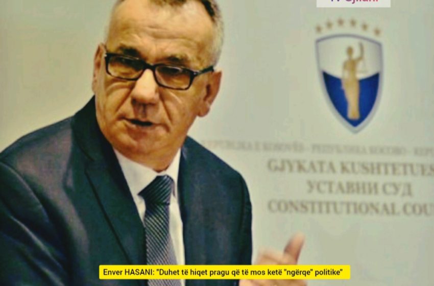 Enver Hasani: Duhet të hiqet pragu zgjedhor që të mos ketë ngërçe
