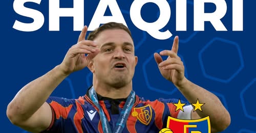 Xherdan Shaqiri shpallet futbollisti i muajit maj në Superligën zvicerane