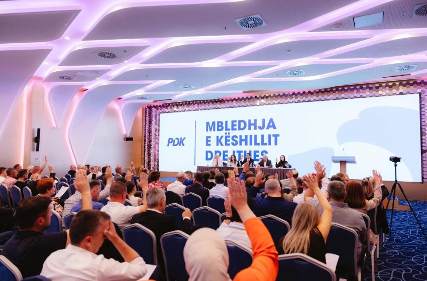  Ngërçi politik, PDK miraton Deklaratën Politike prej 5 pikave