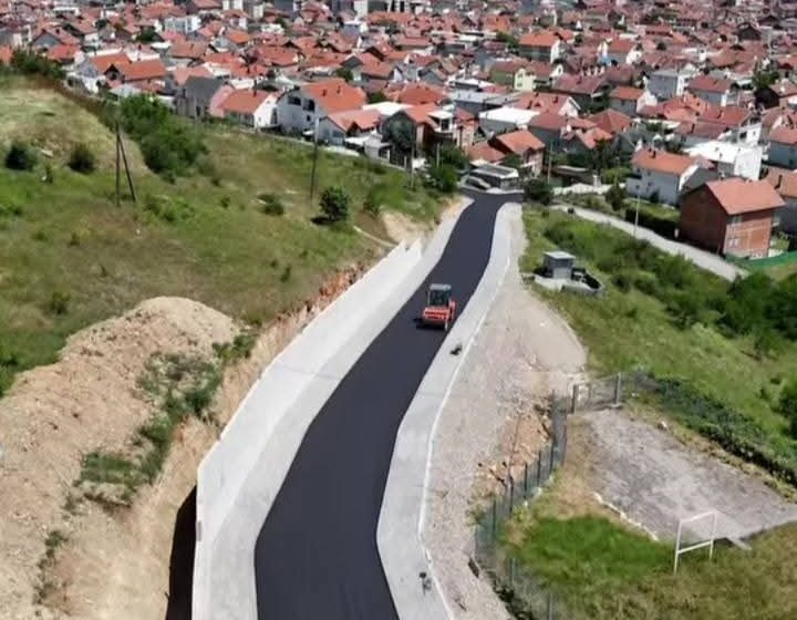  Rruga e re te Kodra e Dëshmorëve afër përfundimit