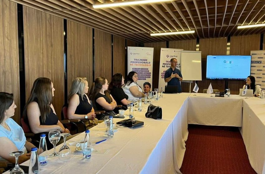 Mbahet workshopi për përgatitjen për punë online