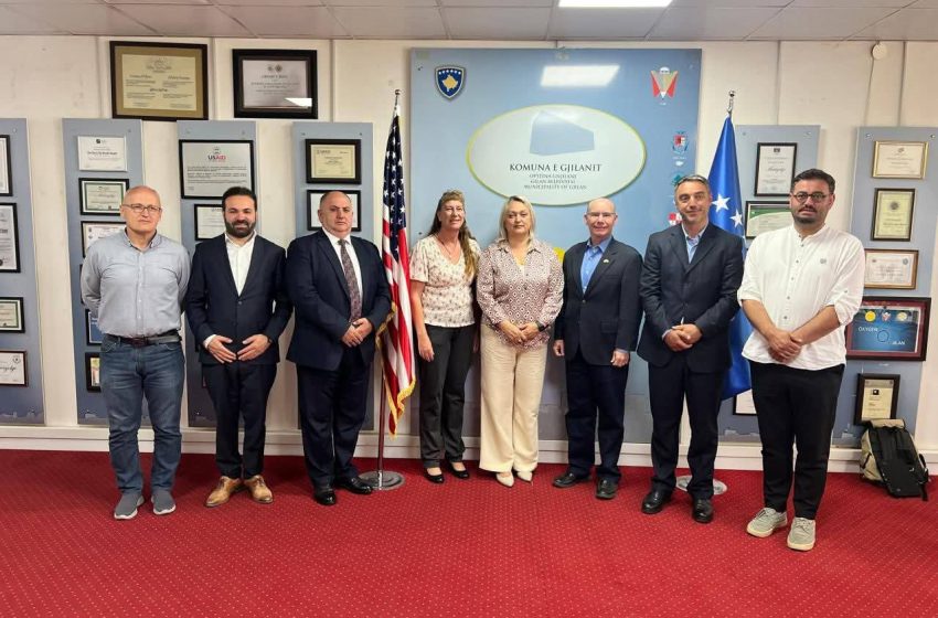 DelegacionI nga Iowa, viziton Komunën e Gjilanit