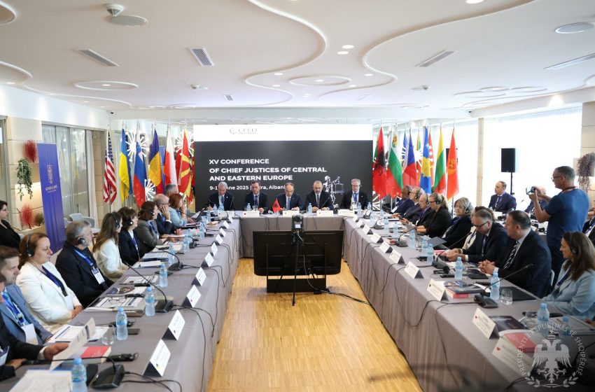 Presidenti i Republikës së Shqipërisë, Sh. T. Z. Bajram Begaj, mori pjesë dhe përshëndeti Konferencën e Kryetarëve të Gjykatave të Larta të Evropës Qendrore dhe Lindore.
