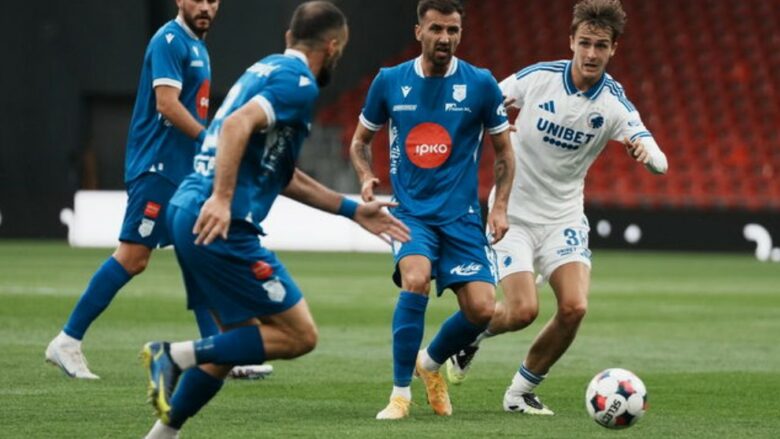 Drita shkëlqen, luan si pa komplekse, plotësisht e barabartë në 45 minutat e parë ndaj Copenhagen
