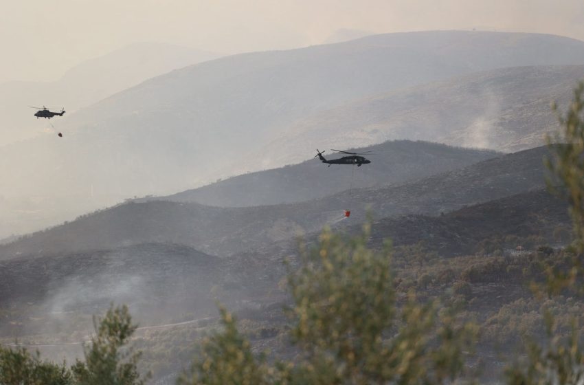 Temperaturat e larta dhe erërat e forta, vatra zjarresh shpërthejnë në shumë pjesë të Kosovës