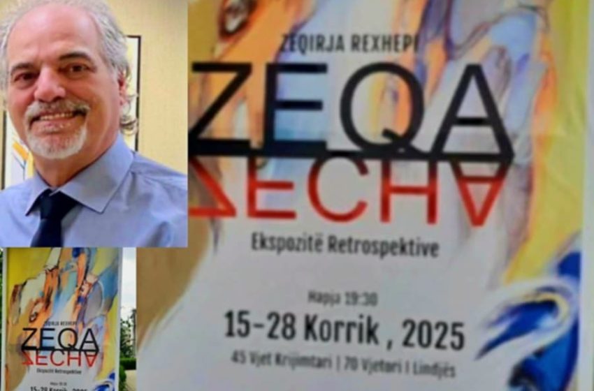 Penelatat nga tej’oqeani (Kanadaja) të piktorit Zeqirja Rexhepi, arrijnë në Gjilan