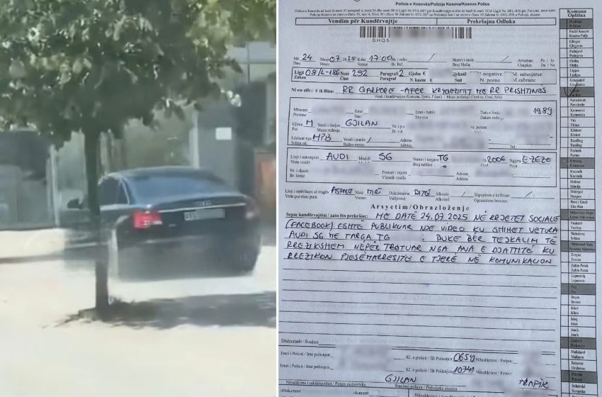 Mediat zvicerane raportojnë për mërgimtarin që tejkaloi rrezikshëm trotuarin në Gjilan