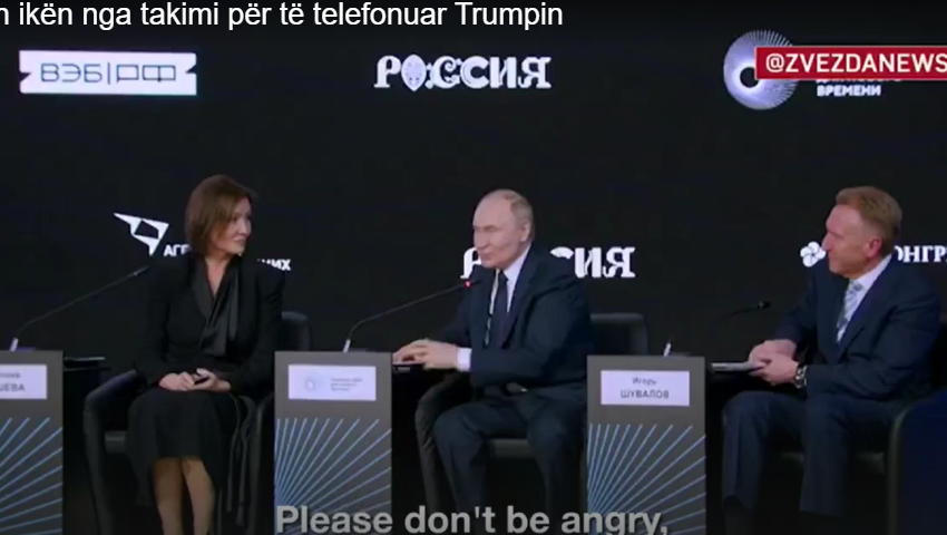 “S’mund ta lë të presë” – Putin ndërpret takimin për t’iu përgjigjur telefonatës së Trump