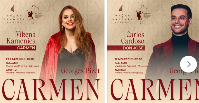 Opera e Kosovës sjell në Prishtinë Operën ‘Carmen’ të George Bizet