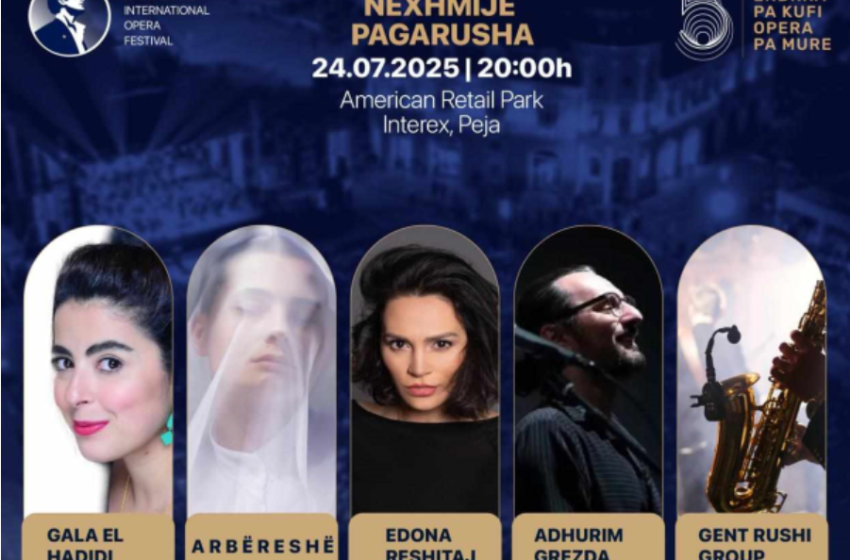 Festivali Ndërkombëtar i Operës Rame Lahaj me mbrëmjen kushtuar Nexhmije Pagarushës, vjen sonte në Pejë!