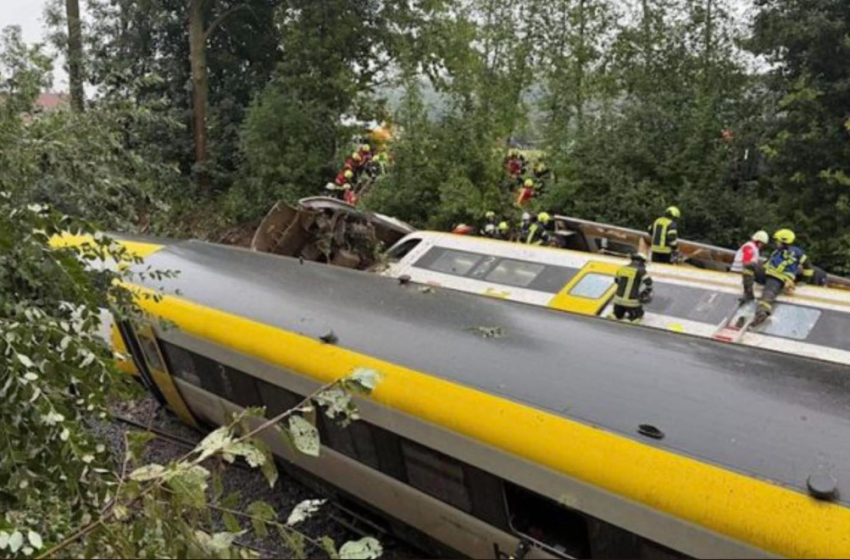  Tragjedi në Gjermani, treni del nga shinat, disa të vdekur dhe të plagosur