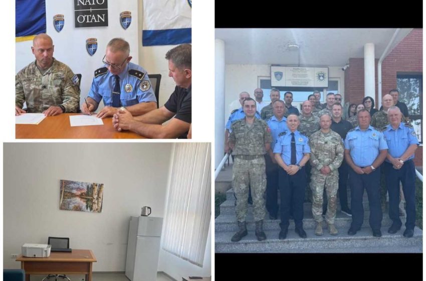 Partesh: Në stacionin policor në Partesh përurohet dhoma mike donacion i KFOR-it Amerikan