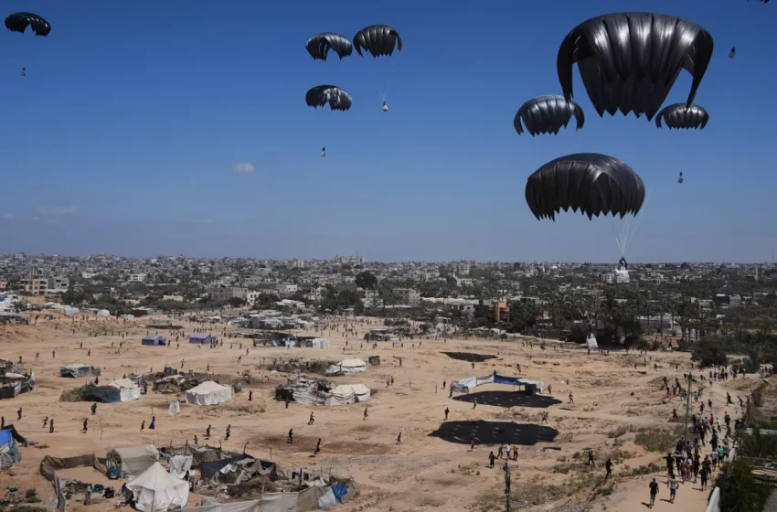  Franca, Gjermania dhe Spanja dërgojnë ndihma në Gaza përmes ajrit