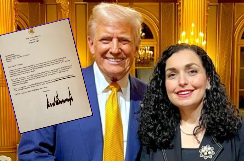 Osmani publikon letrën që ia dërgoi Trump, presidenti amerikan e nënvizioi pjesën ku e quan “mike të vërtetë të ShBA’së”