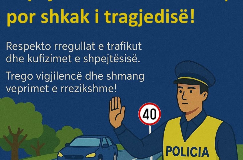 Policia Rajonale – Gjilan: Komunikatë për Aktivitete javore në trafikun rrugor