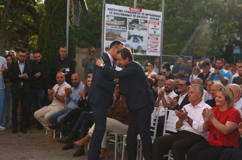 Vihet gurthemeli i Bulevardit të Qytetit, projektit më të madh në historinë e Gjilanit