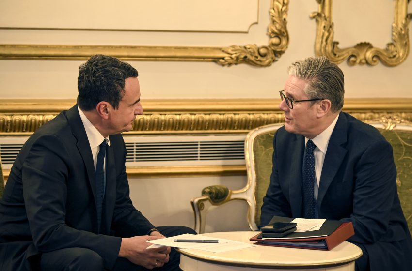 Kurti takohet me Kryeministrin britanik Starmer