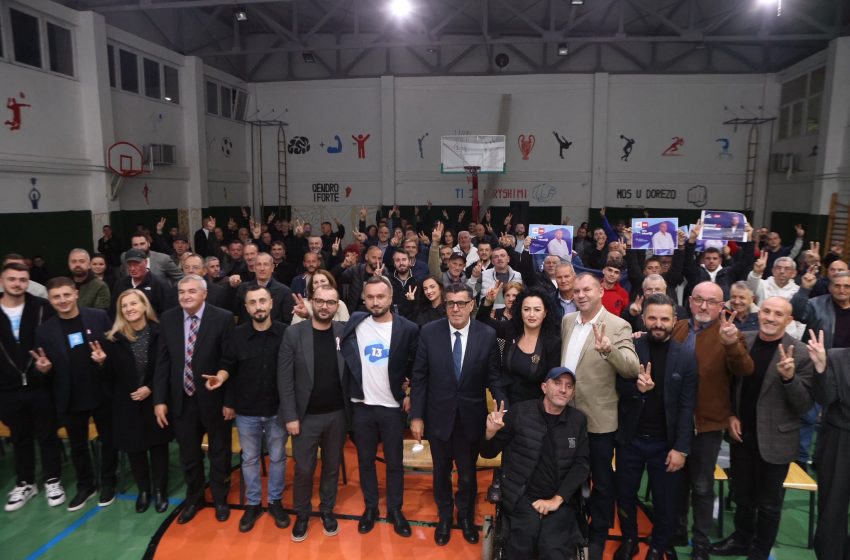 Mbështetje e madhe në Gjilan për kandidatin e LDK-së, Arbër Ismajli