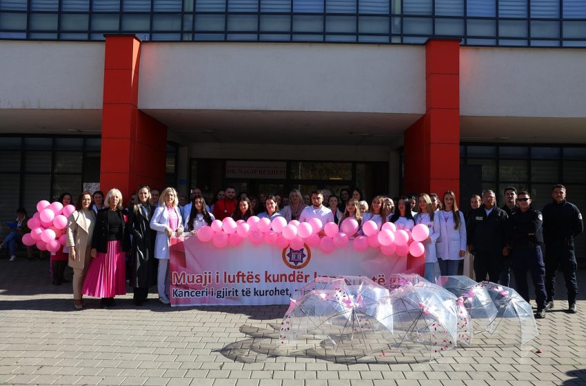 Me marshin sensibilizues për kancerin e gjirit, përmbyllen aktivitet e muajit “Rozë”
