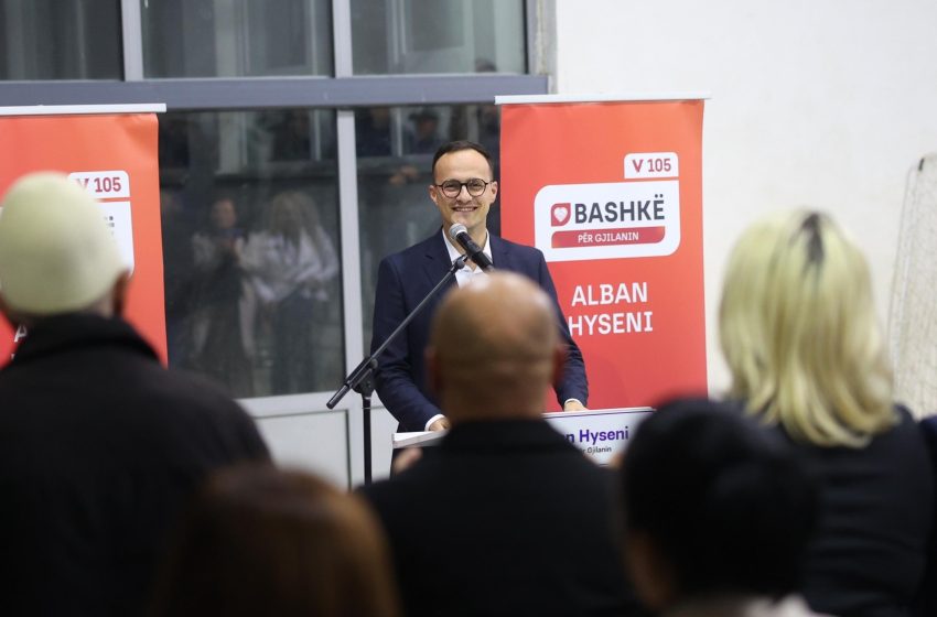  LVV Gjilan mbyllë fushatën zgjedhore të balotazhit në Zhegër