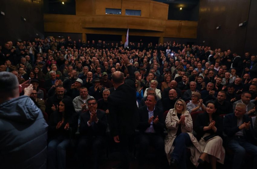  LDK e PDK mbajtën tubimin përmbyllës në Gjilan – apeluan bashkërisht për dalje masive në zgjedhje