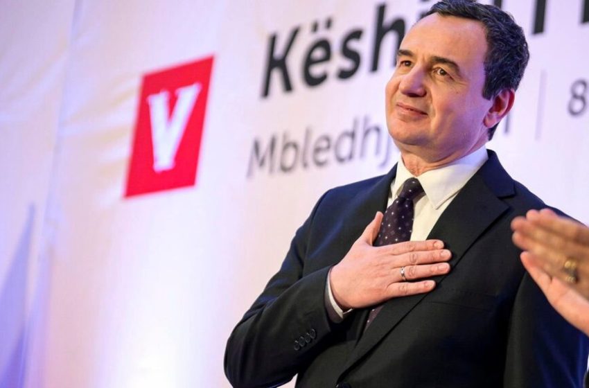  LVV-ja e nominon Albin Kurtin për kryeministër në zgjedhjet e 28 dhjetorit