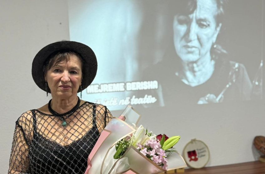  Pensionohet aktorja, Mejreme Berisha – merr urime pafund