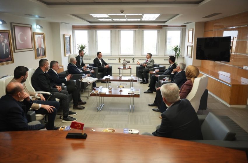  Kryetari Hyseni, u prit nga kryetari i Yıldırımit, Okay Yilmaz