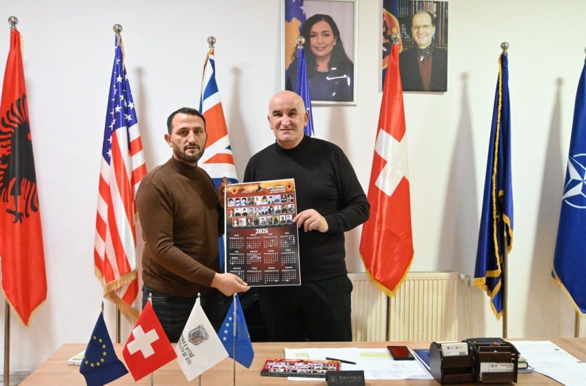  Kryetari Haliti priti në takim kryetarin e SH.F.D në Viti, Xhevgjet Ademi