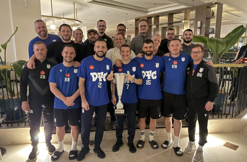  Kryetari Hyseni, uron kampionët e KF Drita për trofeun e Superkupës së Kosovës